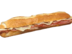 Bocadillo de queso y bacon